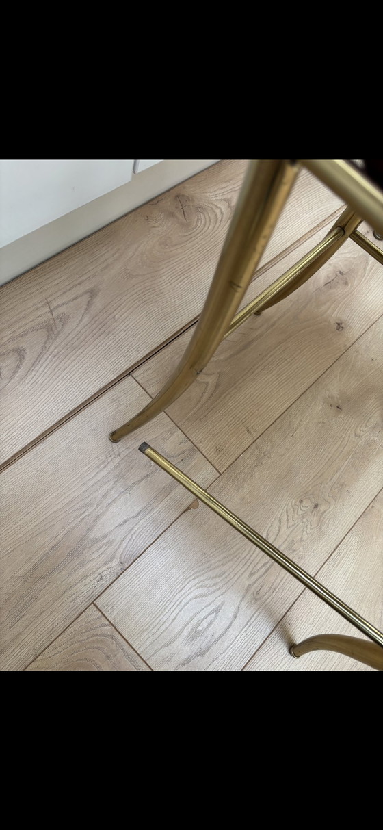 Image 1 of 4 Chiavari Esszimmerstühle aus Messing