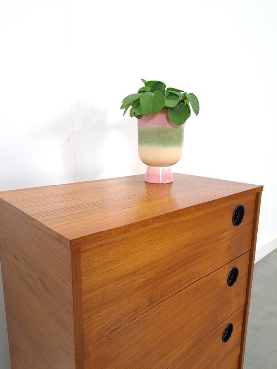 Image 1 of Scarpiera con maniglie rotonde nere, n. 2 vintage