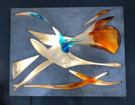 Image 1 of Biancardi & Jordan decorazione da parete rara anni '70