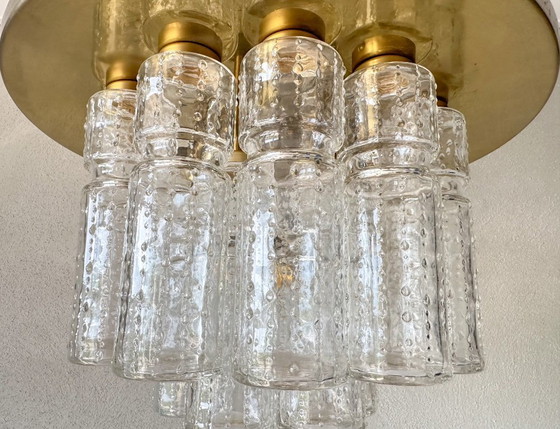 Image 1 of Vintage Glashütte Limburg Plafondlamp