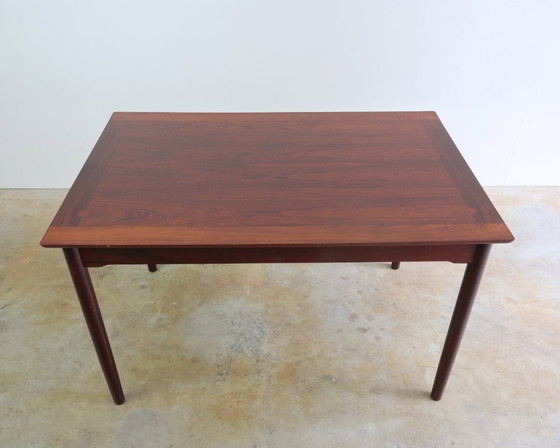 Image 1 of Table de salle à manger extensible Mid Century en bois de rose