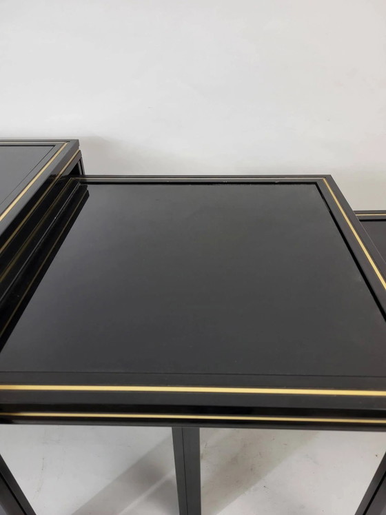 Tables d'appoint de Pierre Vandel 1970 – Crystal, Metal, Vintage (photo 8 of 10)