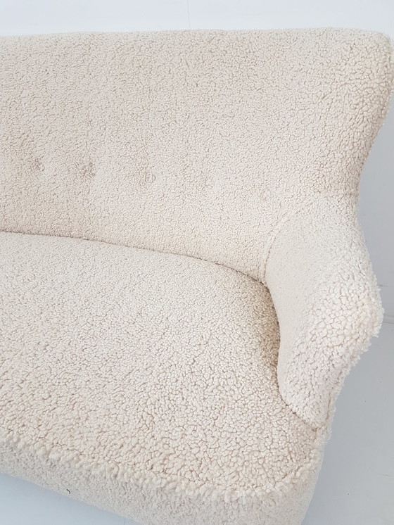 Image 1 of Vintage Artifort Theo Ruth two-seater sofa teddy new