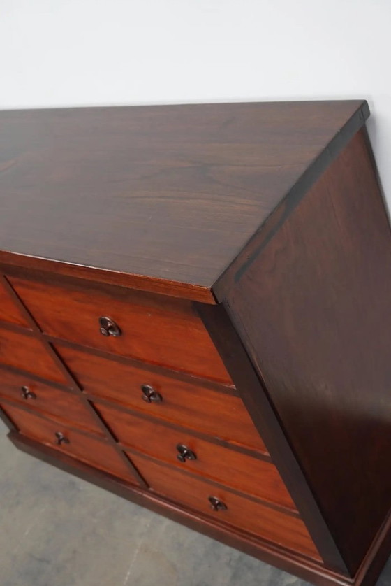 Image 1 of English mahogany chest of drawers / chest of drawers, 1930s