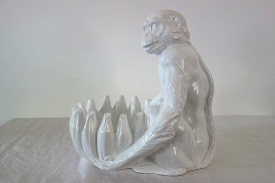 Image 1 of Vintage handcrafted ceramic plant pot, Italy