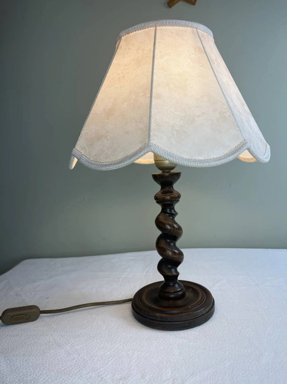 Turned wooden lamp – Table lamps (photo 14 of 14)