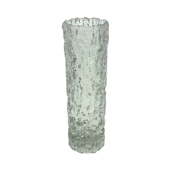 Image 1 of ARKTIS Georgshütte vase – Ice Bark Glass, Germany 1970s.