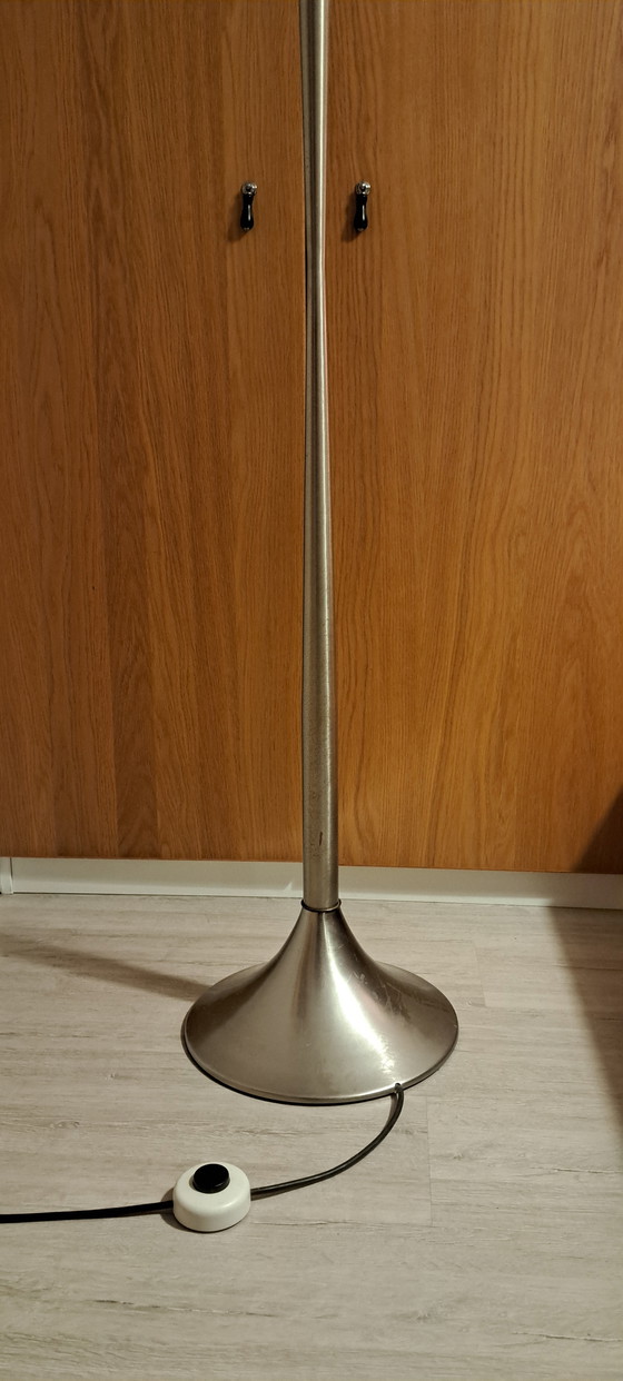 Image 1 of Lampada da terra in ottone e vetro di Angelo Brotto per Esperia, Italia, anni '60 | Design moderno di metà secolo