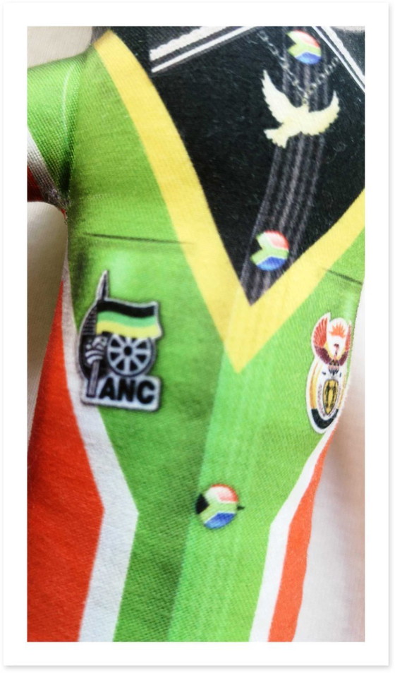 Image 1 of Nelson Mandela-cadeau | Nelson Mandela-decoratie | Kunstpop voor verzamelaars | Cadeau met thema zwarte geschiedenis