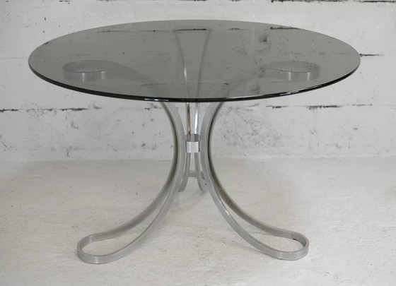 Image 1 of Table de Séjour "Space Age" Acier Poli
