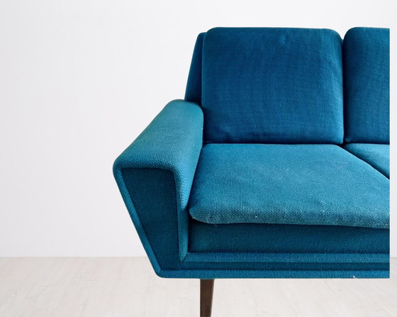 Image 1 of Vintage Mid century Deens design 4 zits bank en fauteuil 