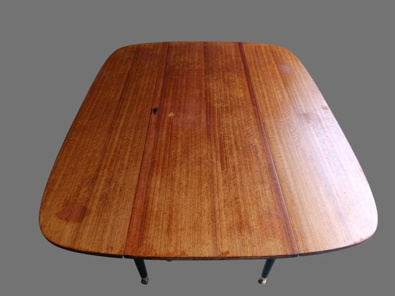 G-Plan Librenza Tola & Black Dining table – E. Gomme – 1950s/60s – G Plan, Wood (photo 5 of 5)