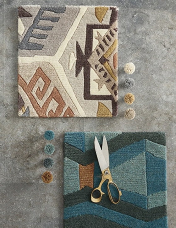 Tappeto Brink en Campman 33508 Yara Art Deco, Brink & Campman, Tappeti, Lana, Blu (foto 4 di 7)