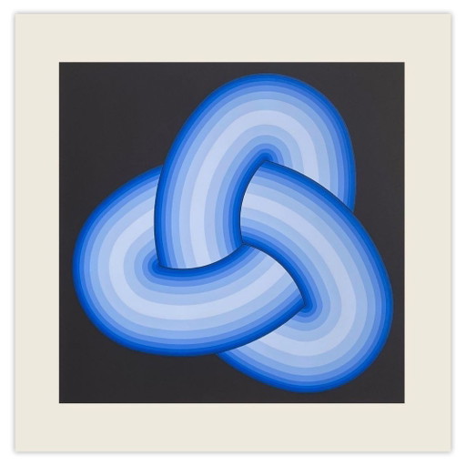 Patrice ALLART Compositie cinétique V zeefdruk 1975