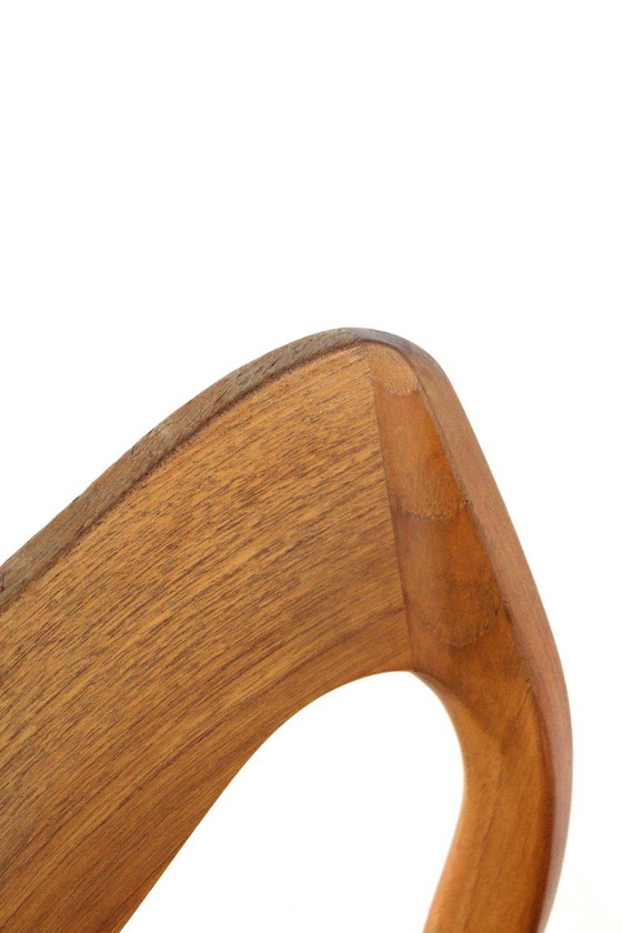 Set 6 Niels O Moller Model 71 Stoelen Teak Vintage Deens – Niels Otto Møller, Eetkamerstoelen, Leather (photo 5 of 17)