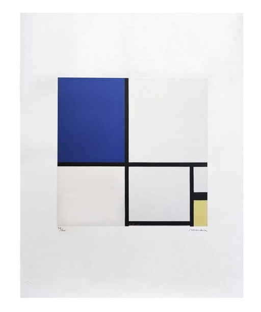 Lithographie Mondrian 38/200
