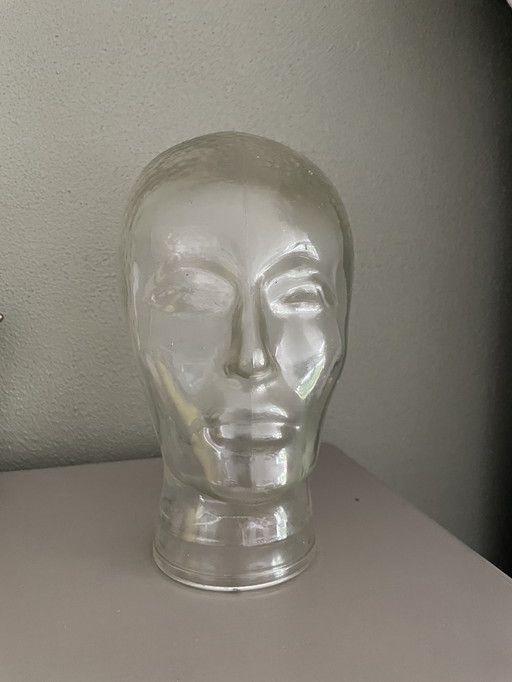 Glazenhoofd 26 cm  jaren 70