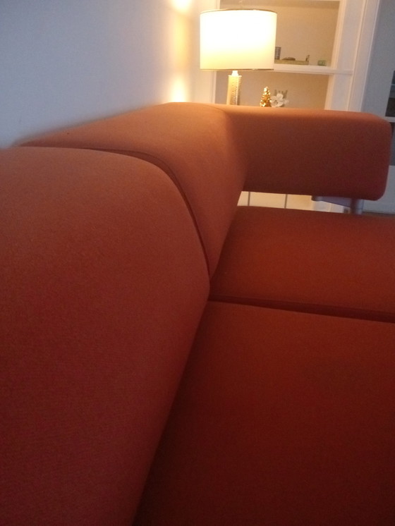 Image 1 of Vintage Orange Sofa 