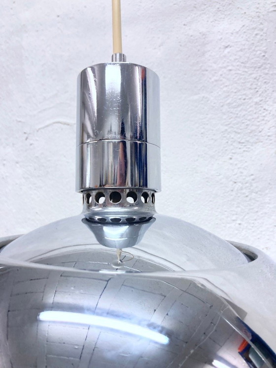 Image 1 of Lampada a sospensione dell'era spaziale italiana di Sirrah Design Franco Albini Franca Helg