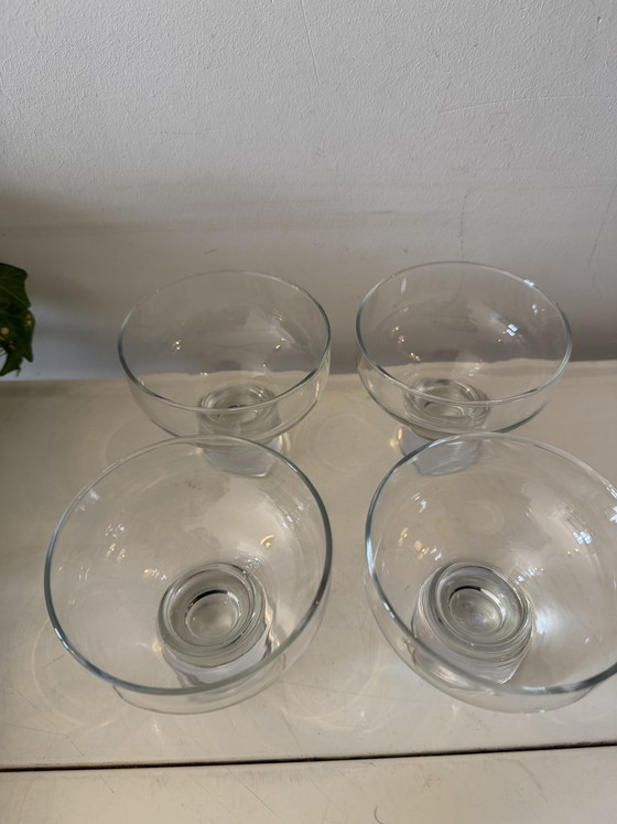 Vintage 70s Crystal Coupe Glasses – Glass & Decanter (photo 4 of 5)