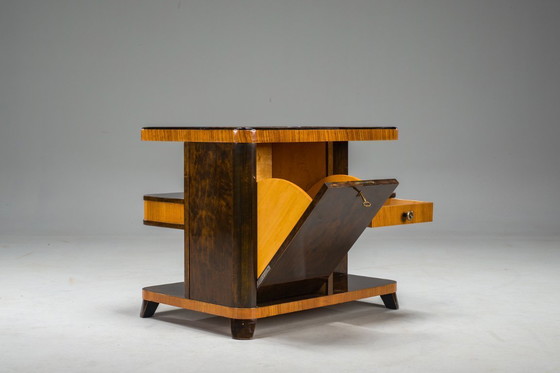 Image 1 of Mobile bar Art Déco con intarsi, anni '30