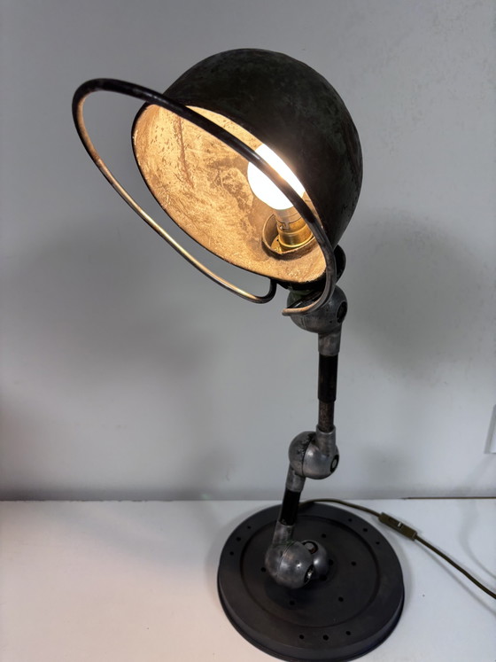 Unique Industrial Table Lamp (Vintage Jieldé Arm & Hinges) – Jielde, Metal (photo 8 of 15)