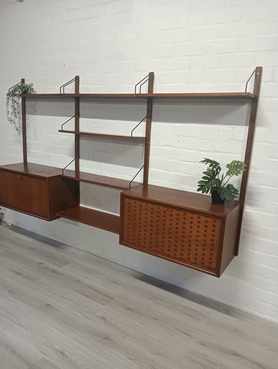 Image 1 of Mueble de pared modular Poul Cadovius, teca, Dinamarca