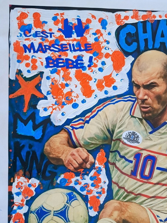 Image 1 of Enzo SAN MARCO - Marseille Baby 2 - Eerbetoon aan Alberto RICARDO - Kunstenaarsdoek