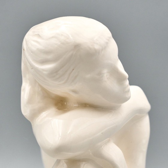 Figura femminile in ceramica, Jihokera Bechyně, anni '60 Cecoslovacchia – Sculture (photo 5 of 10)