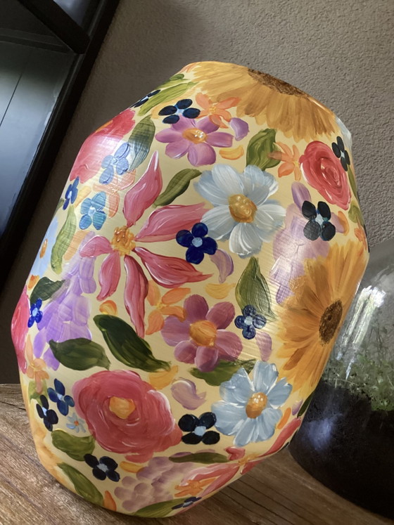 Image 1 of Hand-Painted Vase Wildflower Fest ByJ&S