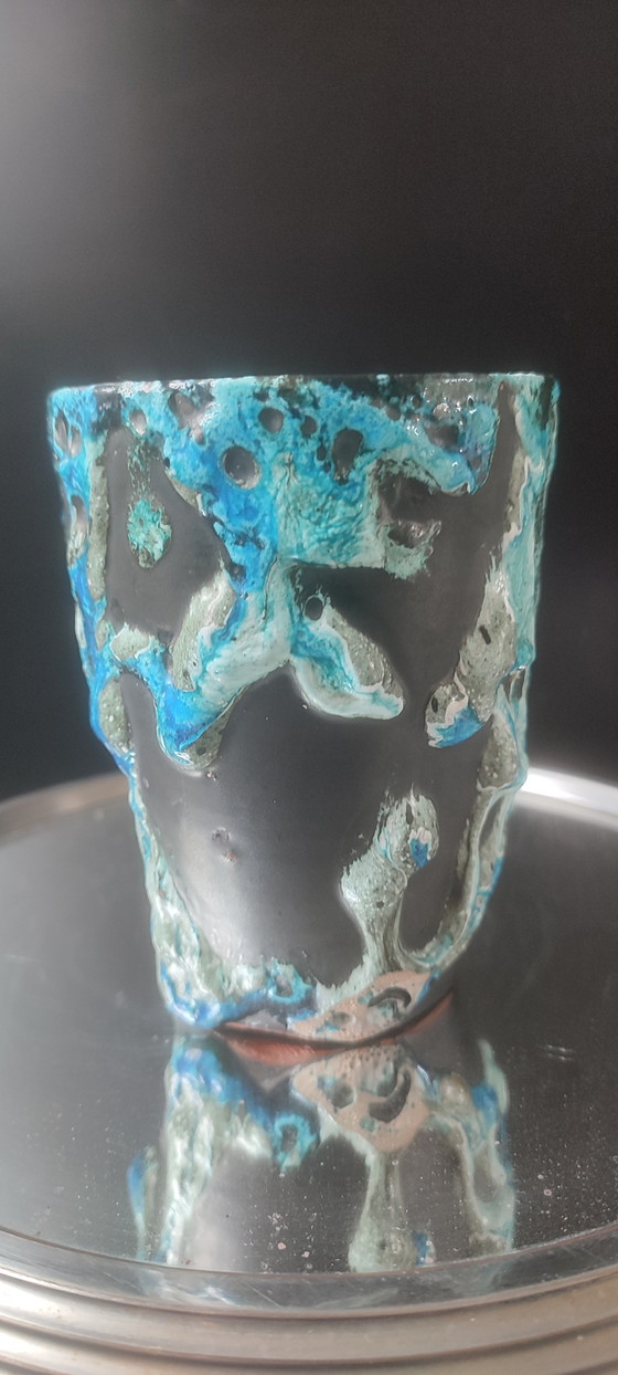 Image 1 of Frühstücksset, Cyclope-Keramik, Glacier Enamels, Charles Cart