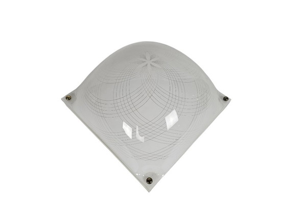 Image 1 of Solid - Plexiglass - Metal - Hollywood Regency Style - 70's