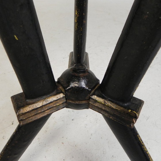 Image 1 of Bistro table with Bakelite top Berc Antoine Paris, 1950s