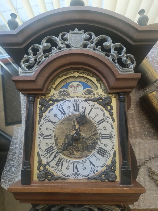 Warmink (Wuba) Sallander Wall Clock with Moon Phase