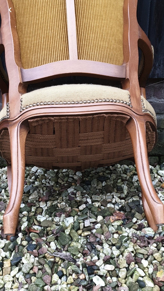 Louie Seize Fauteuil – Textile, Wood (photo 6 of 6)