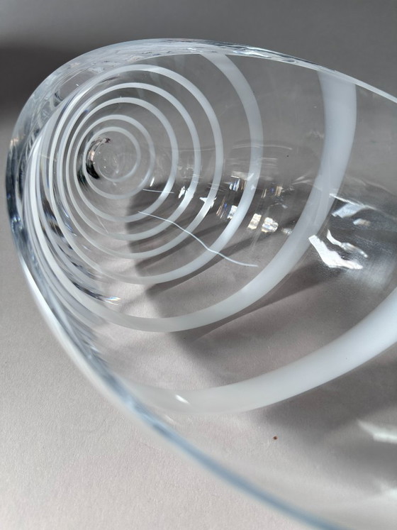 Image 1 of Murano design bowl / shell shape – spiral – V. Nason & C. Italy