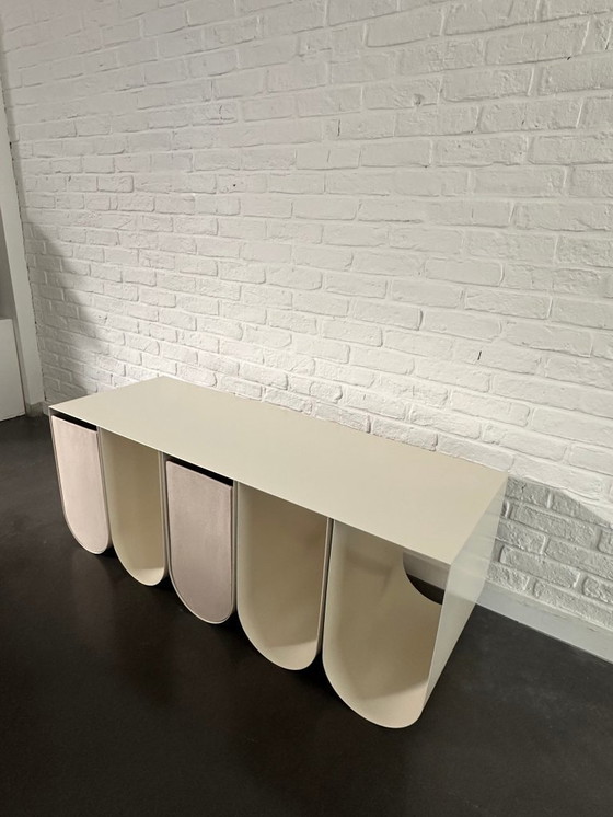 Image 1 of Kristina Dam Curved Bench Beige 