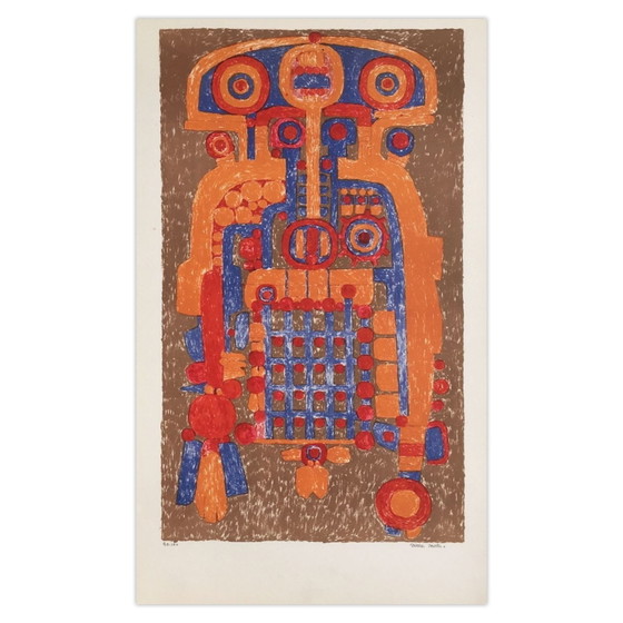 Image 1 of Pierre COURTIN Difficile errance Lithographie signée 1977