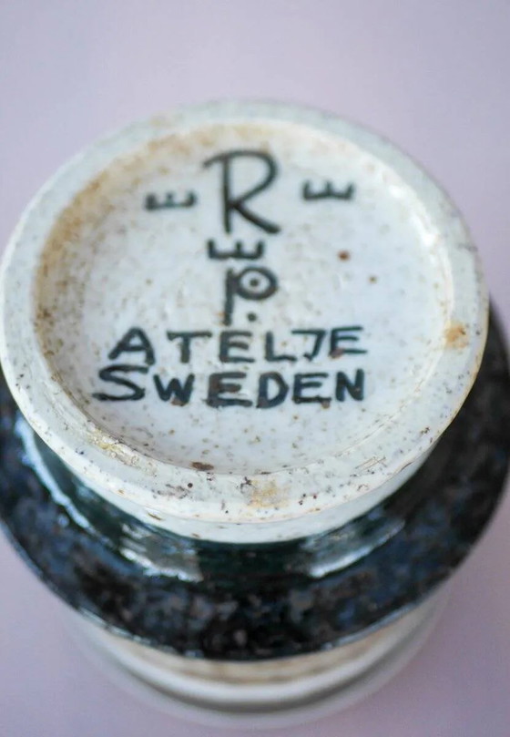 Image 1 of Mid-century modernist ceramic vase by Inger Persson for Rörstrand, Sweden, 1970s