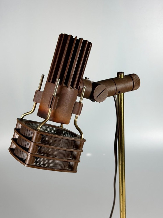 60s 70s Table Lamp Desk Lamp Space Age Design Metal Plastic (photo 4 of 13)
