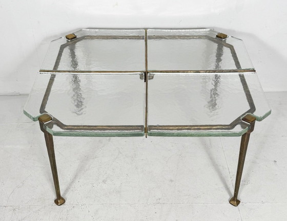 Image 1 of Brutalist side table/coffee table from the 1980s by Lothar Klute, Germany.