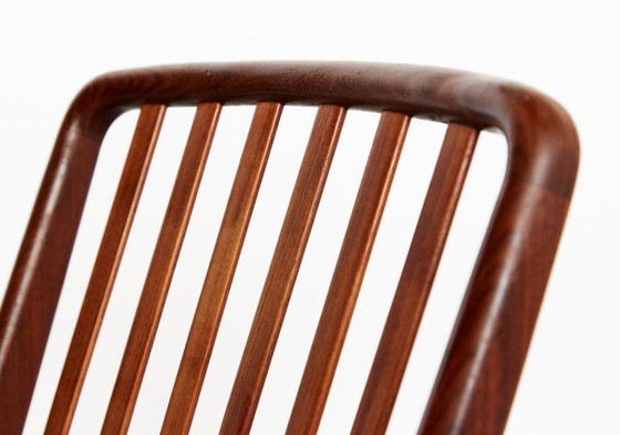 Image 1 of Svend Åge Madsen Teak Dining Chairs for Nørre Broby Maskinsnedkeri