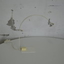 Schreibtischlampe aus Draht