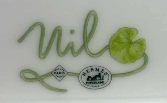 Image 1 of Exklusive ovale Servierschale „Nil“ von Hermès – Porzellan