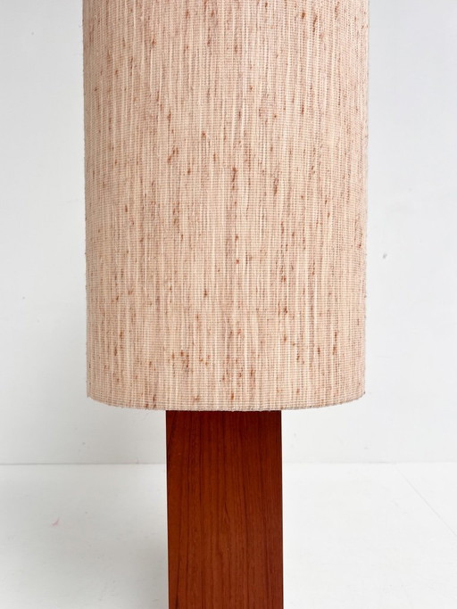 Lámpara de teca de mediados de siglo, 98 cm, década de 1970. – vloerlampen, Metal (photo 2 of 11)