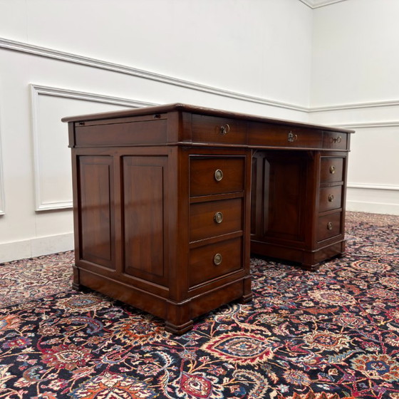 Bureau italien classique Assi D'Asolo – Bureaux, Leather, Wood (photo 5 of 18)
