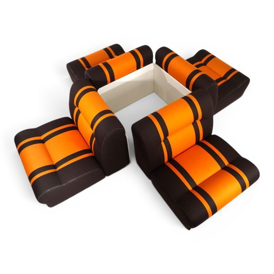 Image 1 of Cor Concha 4-delige modulaire bank in Space Age-stijl van Jo Otterpohl, 1970
