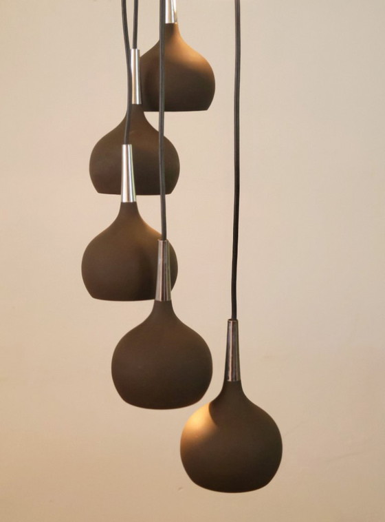 Image 1 of Grote cascade hanglamp van Hans Agne Jakobsson voor AB Makaryd