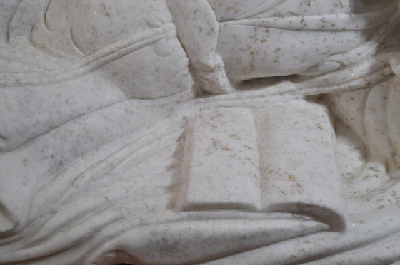 Image 1 of Statue - Sculpture - Marbre Blanc De Carrare - Guanyn (ref 3243)