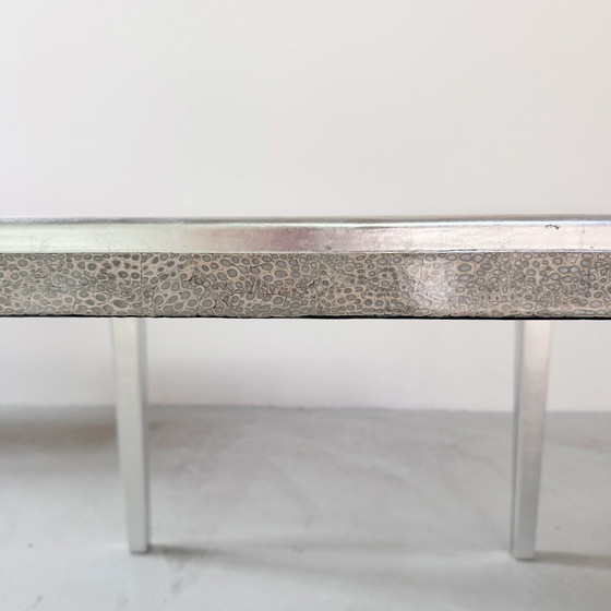 Midcentury Vietnamese Eggshell Lacquer Table – Dining tables, Silver, Wood (photo 4 of 15)